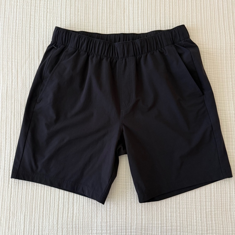 Rhoback Men's Black Athletic Shorts